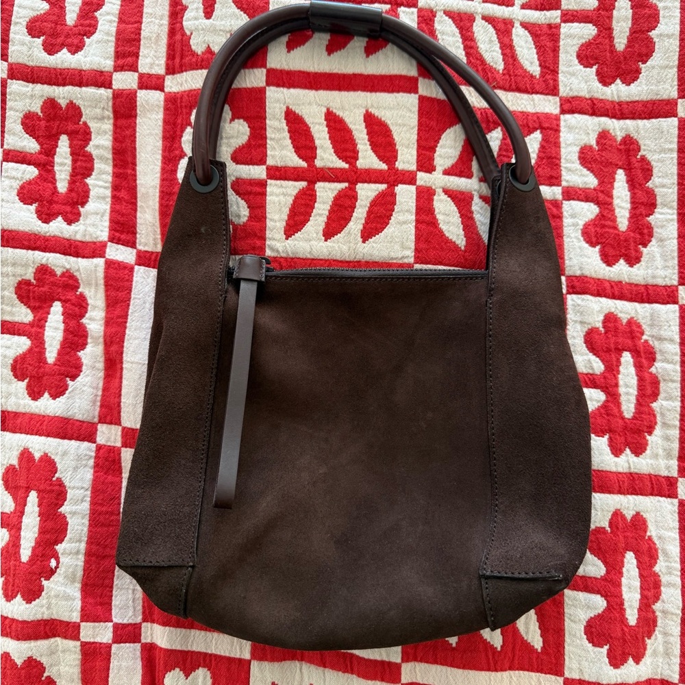 Vintage Gucci Brown Suede “Hobo Bag” Handbag